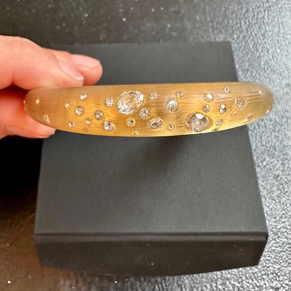 Alexis Bittar Lucite Crystal Tapered Bracelet - Picture 1 of 4